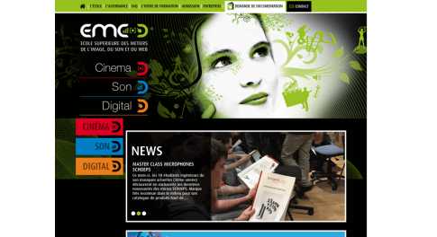 Emc – Ecole Supérieure des Métiers de l’Image du Son et du Web