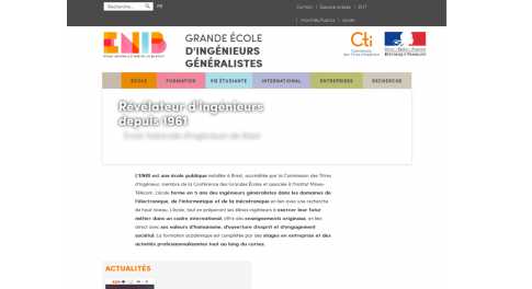 Enib – Eni Brest – Ecole Nationale d’Ingénieurs de Brest