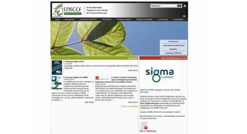 Ensccf – Ecole Nationale Supérieure de Chimie de Clermont Ferrand