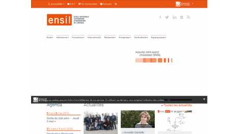 Ensil – Ecole Nationale Supérieure d&rsquo;Ingénieurs de Limoges