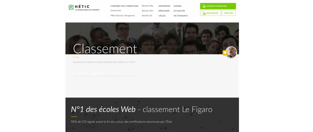 Hetic – la Grande Ecole Internet