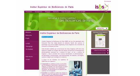 Isbs – Institut Superieur de Biosciences