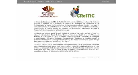 Université de Reims – Crestic