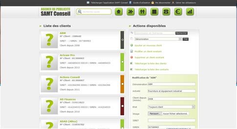 Outil CRM SAMT Gestion
