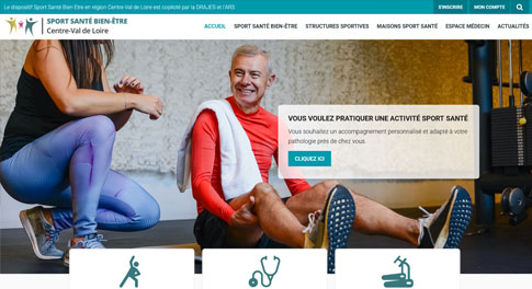 Refonte site Sport santé bien-être